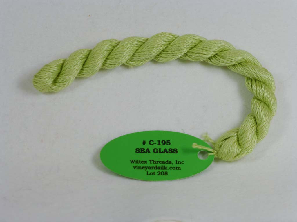 Vineyard Silk Classic 195 Sea Glass by Wiltex Threads From Beehive Needle Arts