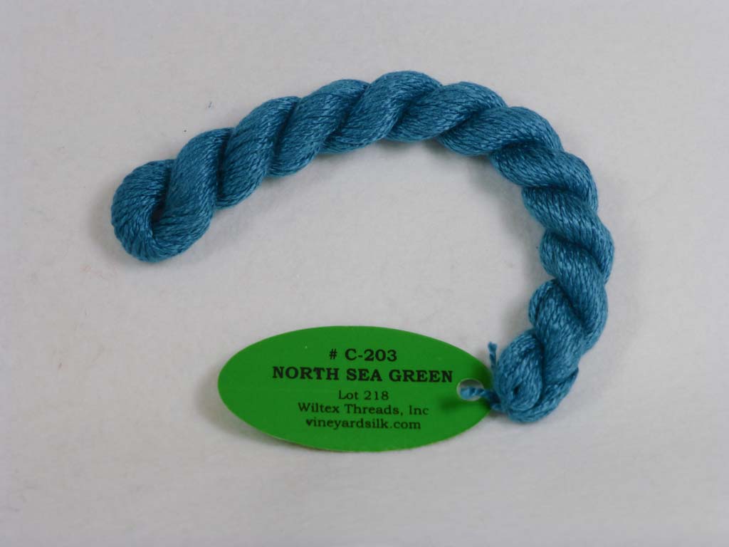 Vineyard Silk Classic 203 North Sea Green by Wiltex Threads From Beehive Needle Arts
