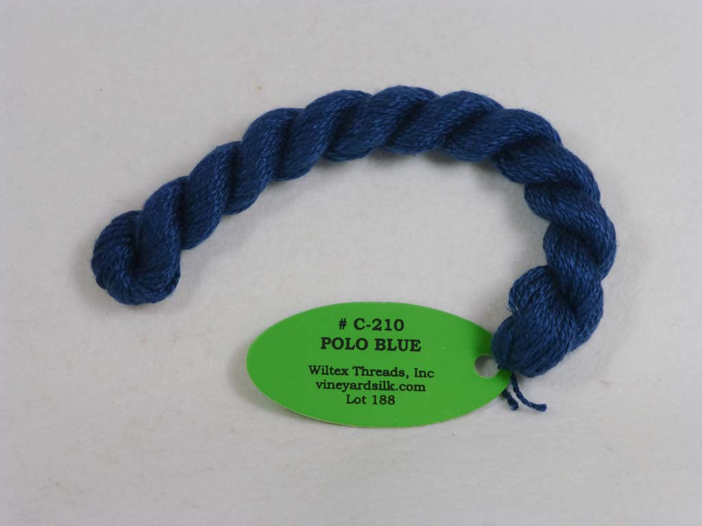 Vineyard Silk Classic 210 Polo Blue by Wiltex Threads From Beehive Needle Arts