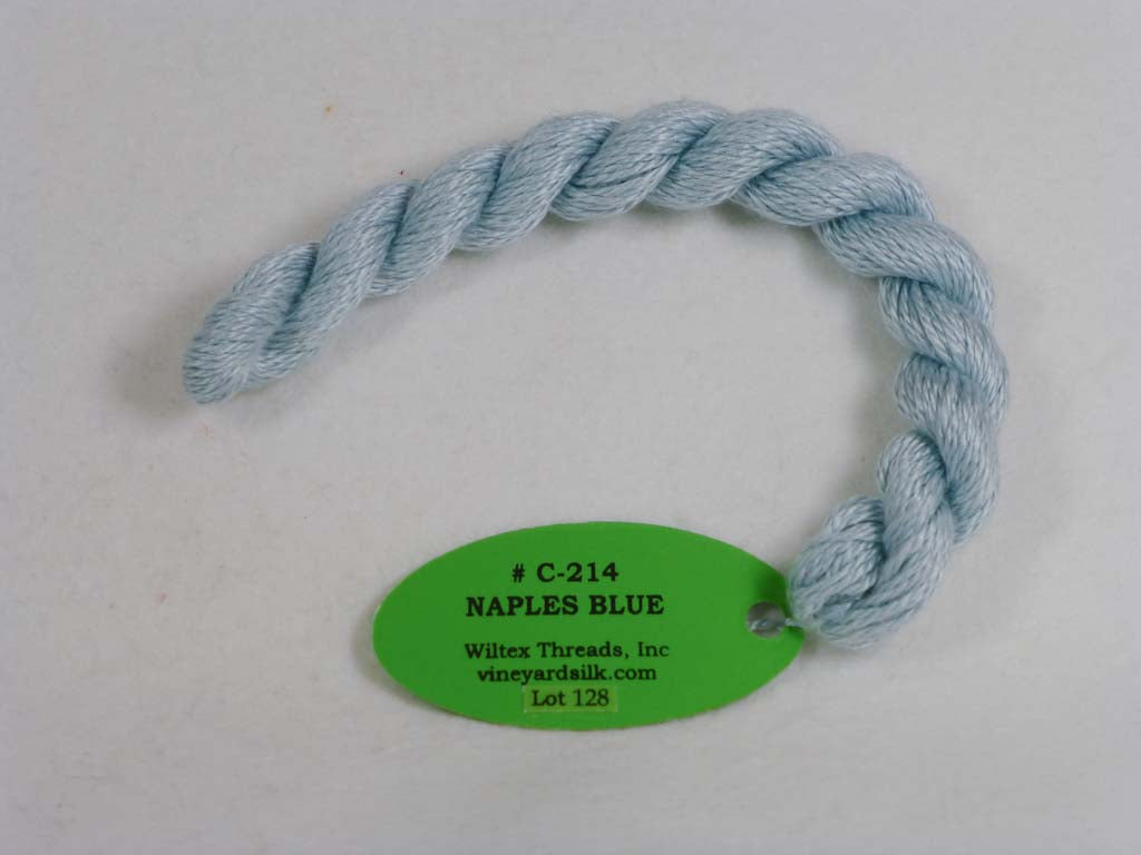Vineyard Silk Classic 214 Naples Blue by Wiltex Threads From Beehive Needle Arts
