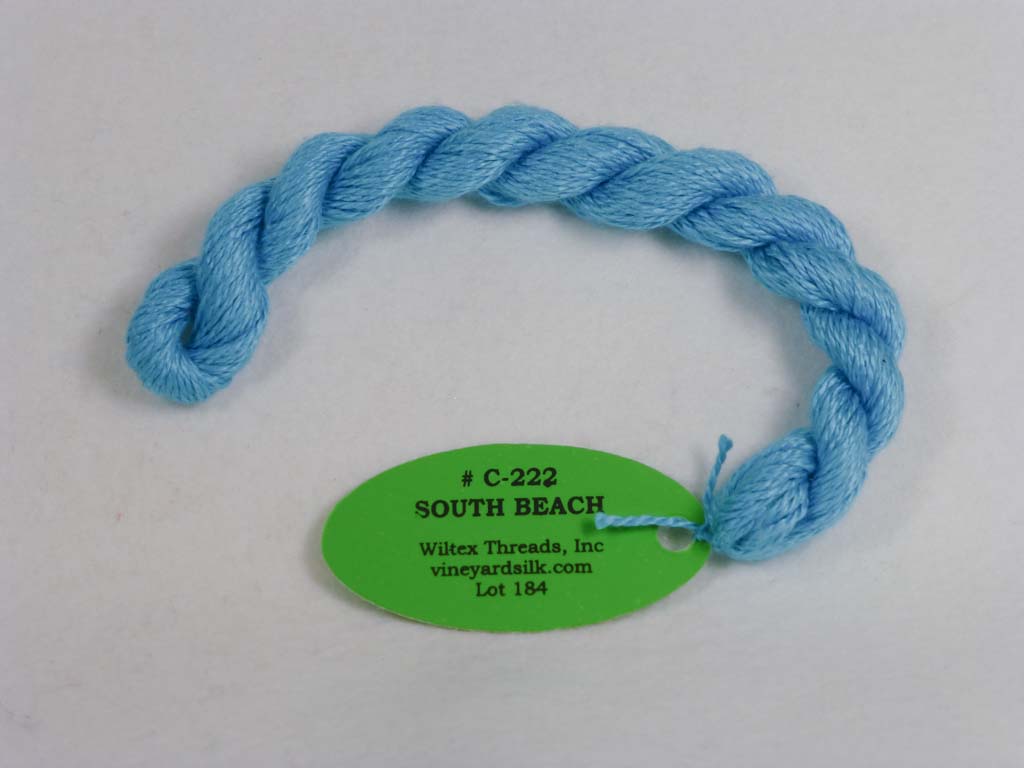 Vineyard Silk Classic 222 South Beach by Wiltex Threads From Beehive Needle Arts