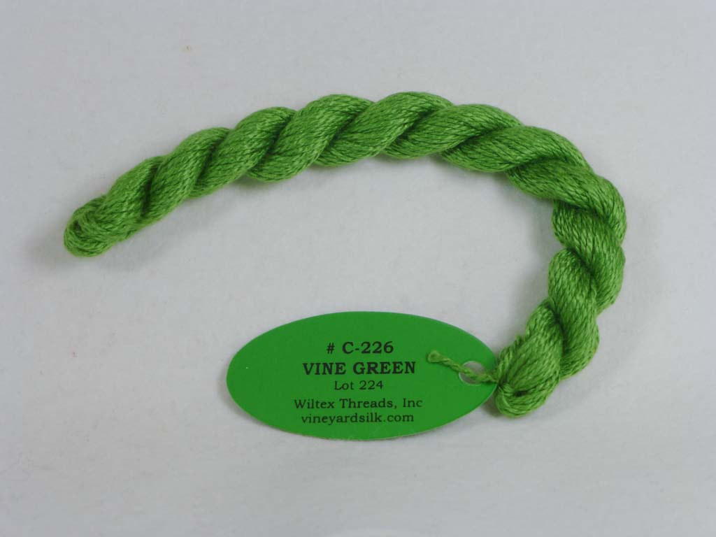 Vineyard Silk Classic 226 Vine Green by Wiltex Threads From Beehive Needle Arts