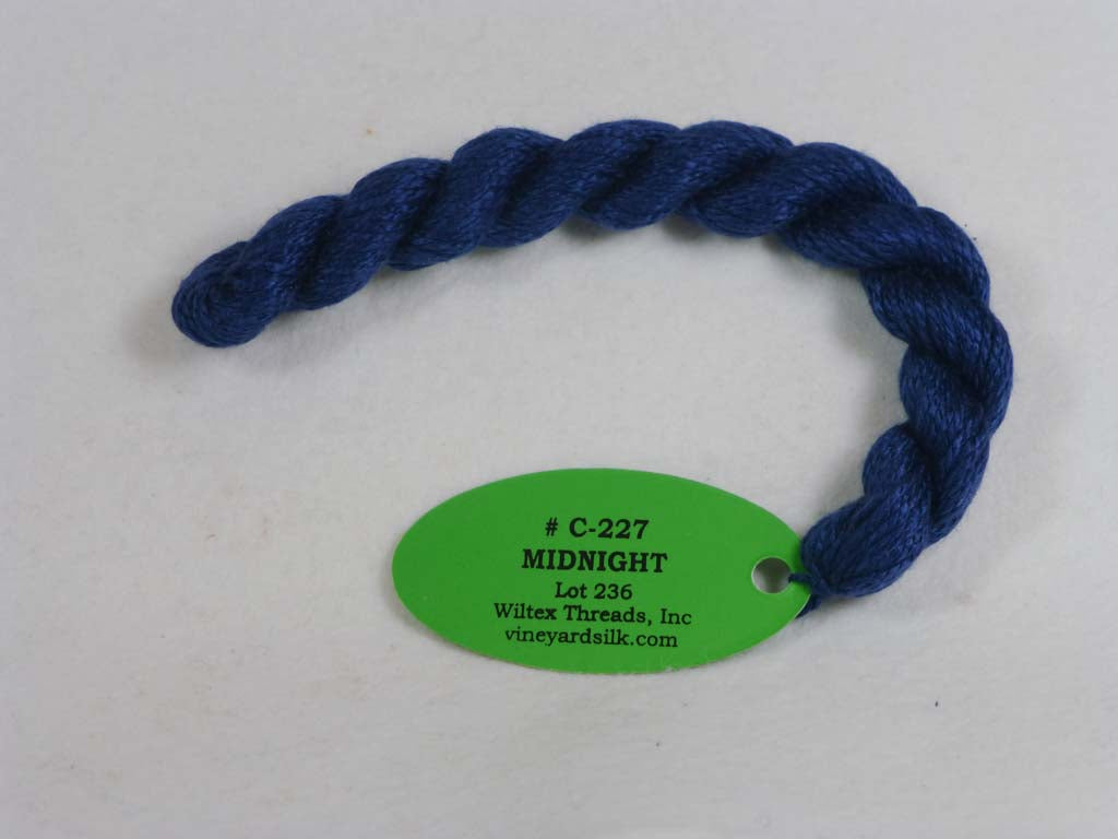 Vineyard Silk Classic 227 Midnight by Wiltex Threads From Beehive Needle Arts