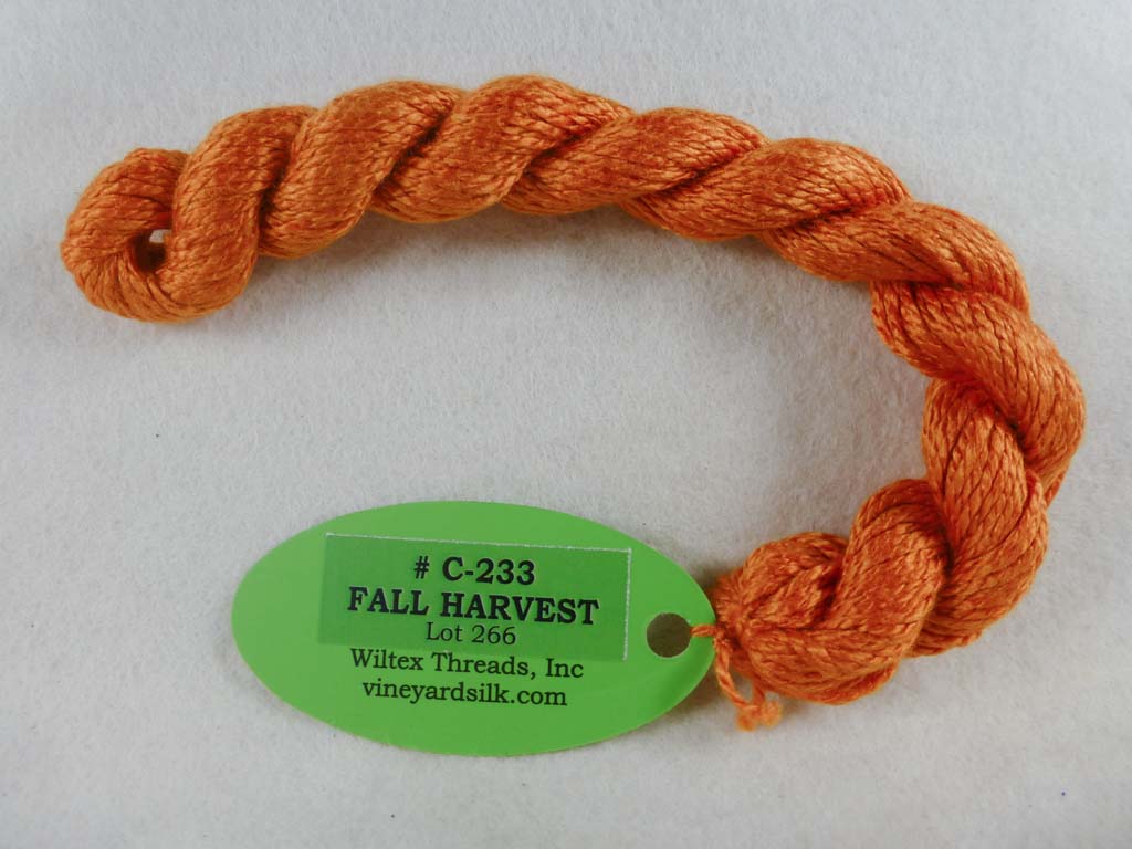 Vineyard Silk Classic 233 Fall Harvest by Wiltex Threads From Beehive Needle Arts