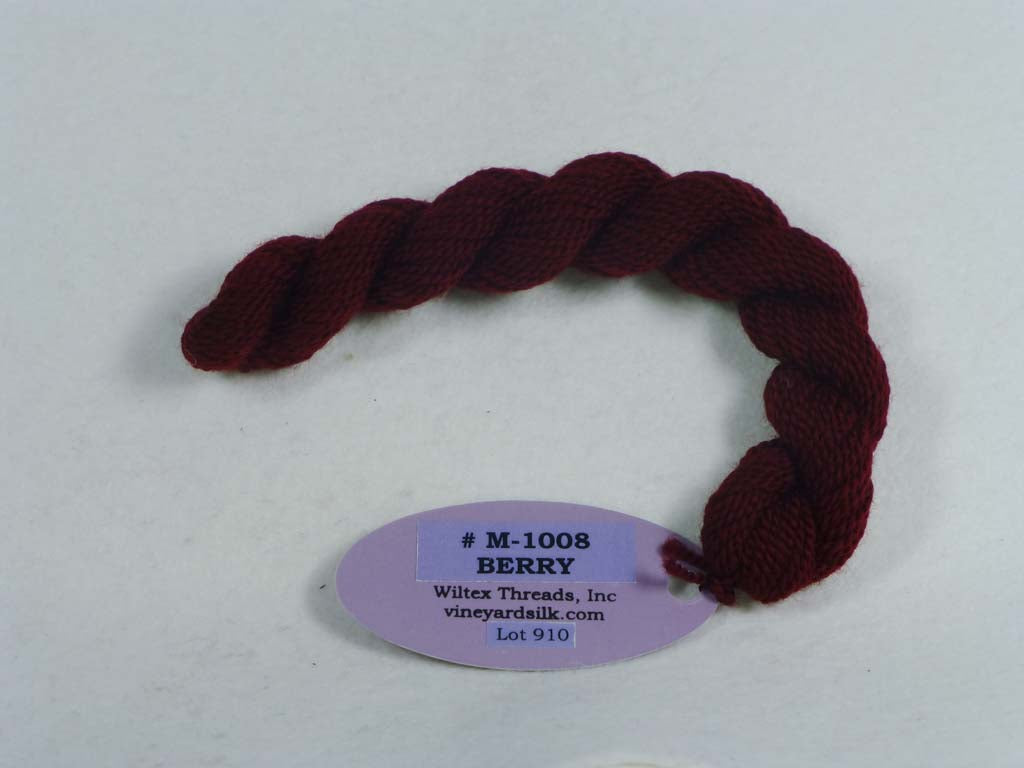 Vineyard Merino 1008 Berry by Wiltex Threads From Beehive Needle Arts