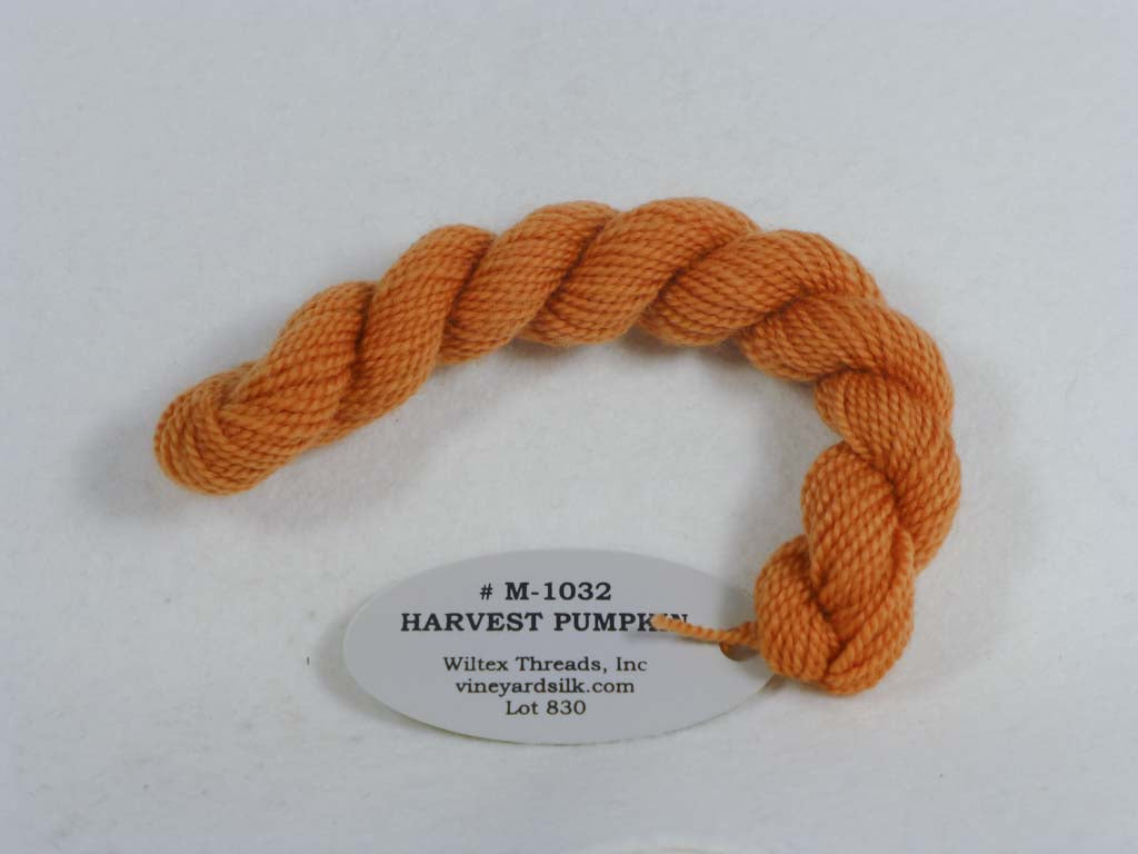 Vineyard Merino 1032 Harvest Pumpkin by Wiltex Threads From Beehive Needle Arts