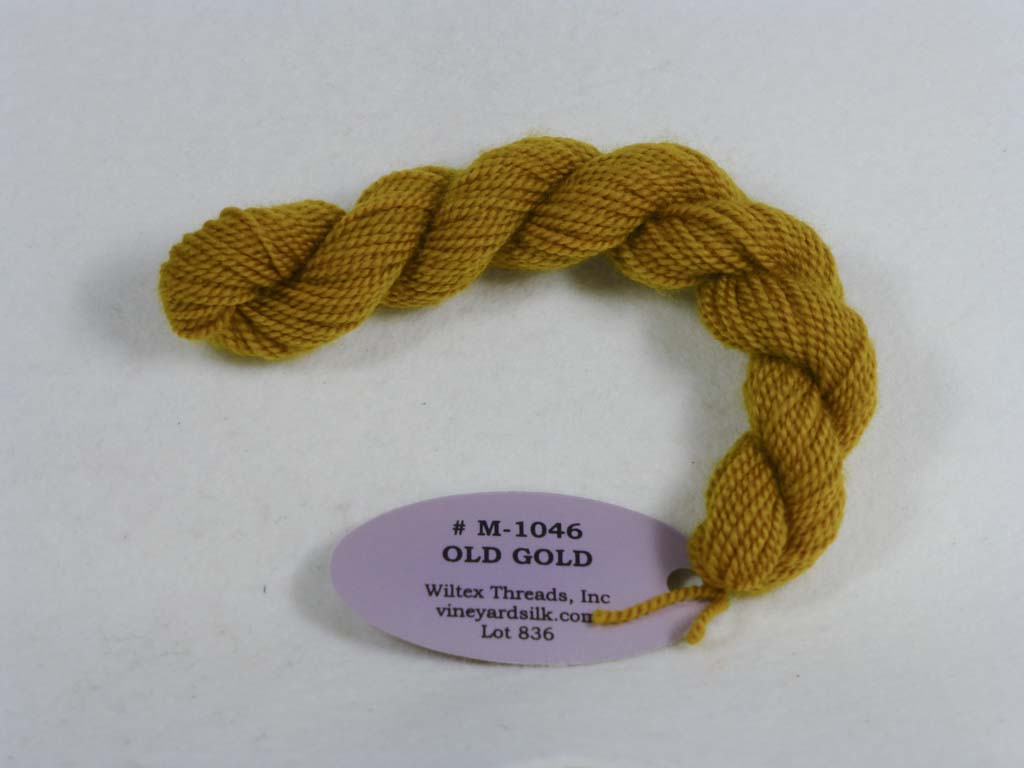 Vineyard Merino 1046 Old Gold by Wiltex Threads From Beehive Needle Arts