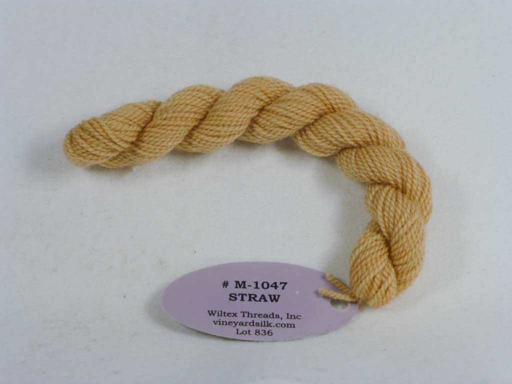 Vineyard Merino 1047 Straw by Wiltex Threads From Beehive Needle Arts
