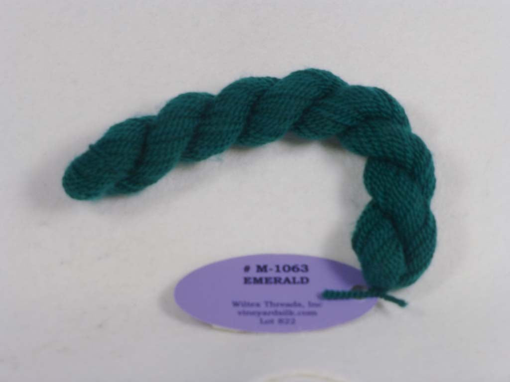 Vineyard Merino 1063 Emerald by Wiltex Threads From Beehive Needle Arts
