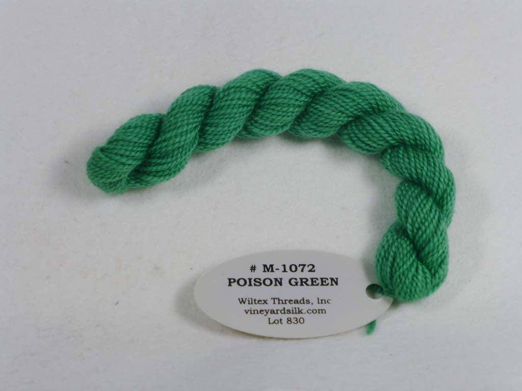 Vineyard Merino 1072 Poison Green by Wiltex Threads From Beehive Needle Arts