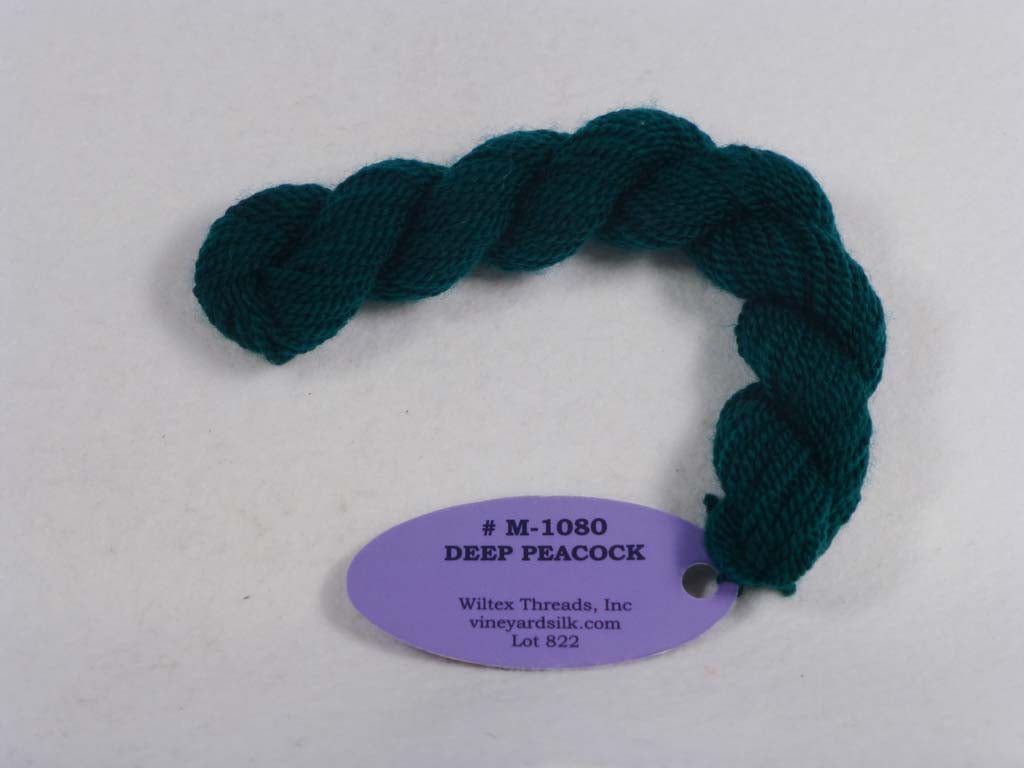 Vineyard Merino 1080 Deep Peacock by Wiltex Threads From Beehive Needle Arts