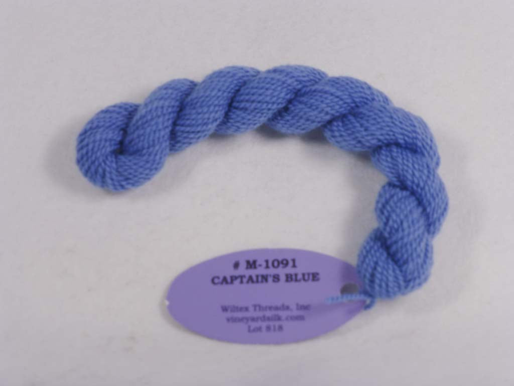 Vineyard Merino 1091 Captain's Blue by Wiltex Threads From Beehive Needle Arts