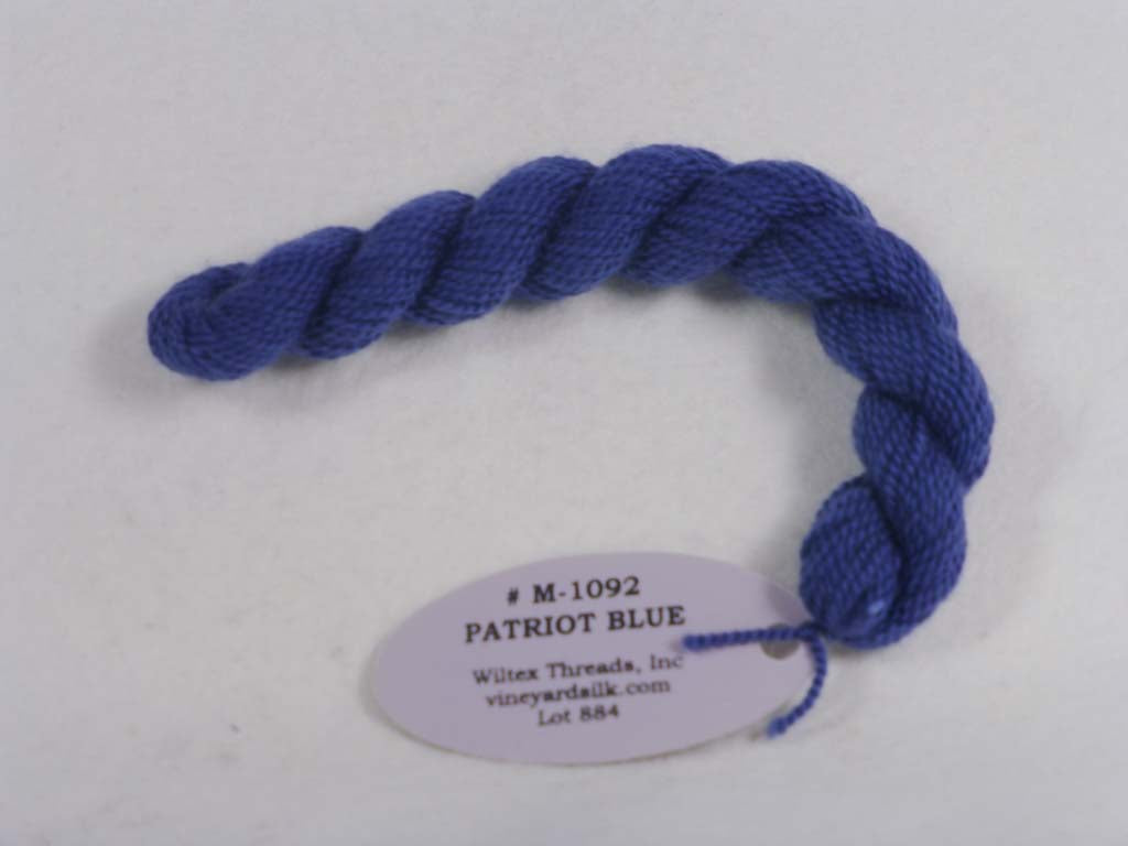 Vineyard Merino 1092 Patriot Blue by Wiltex Threads From Beehive Needle Arts