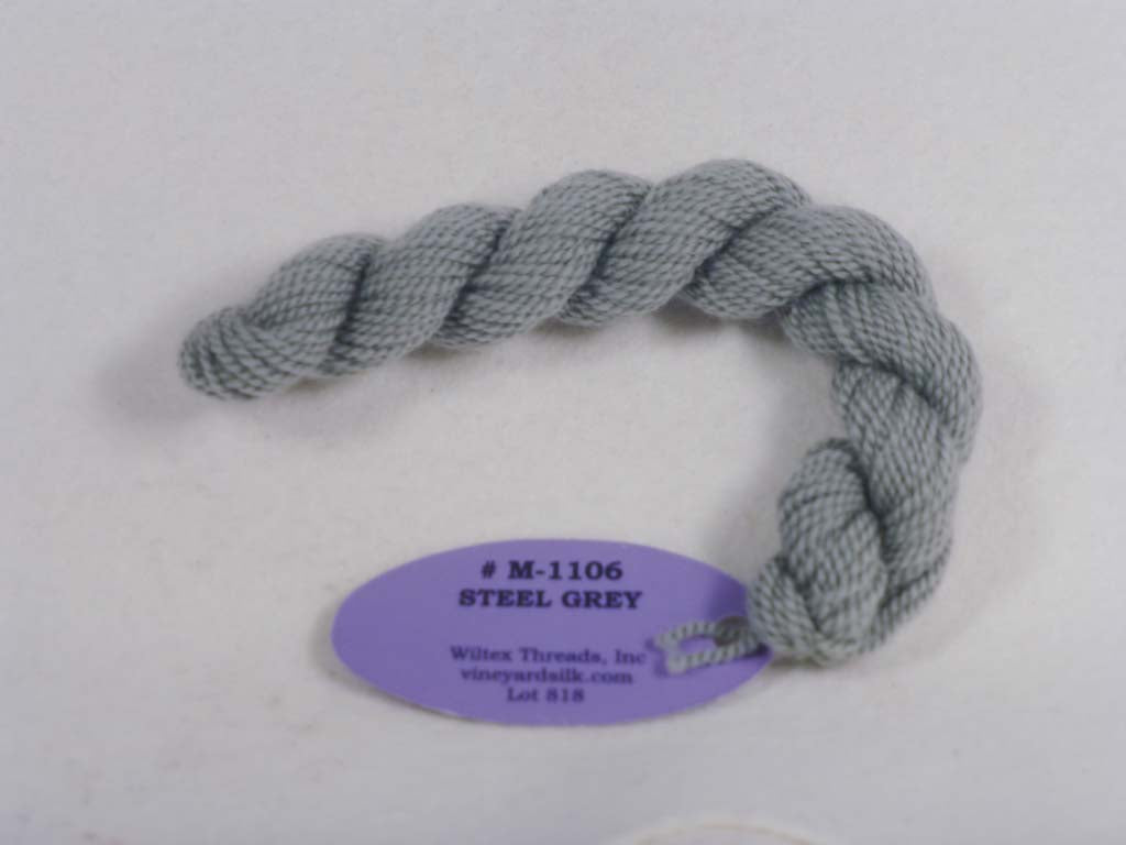 Vineyard Merino 1106 Steel Grey by Wiltex Threads From Beehive Needle Arts