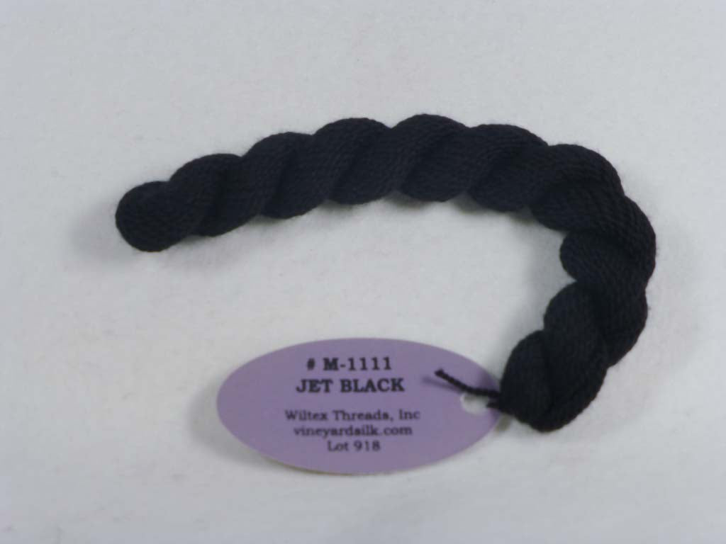 Vineyard Merino 1111 Jet Black by Wiltex Threads From Beehive Needle Arts