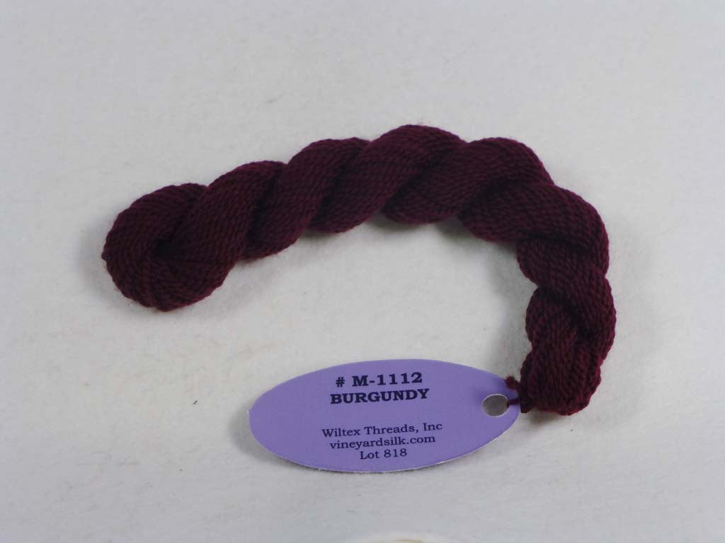 Vineyard Merino 1112 Burgundy by Wiltex Threads From Beehive Needle Arts