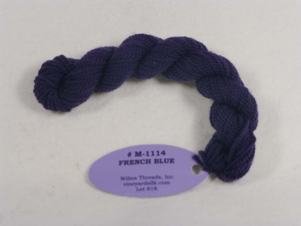 Vineyard Merino 1114 French Blue by Wiltex Threads From Beehive Needle Arts