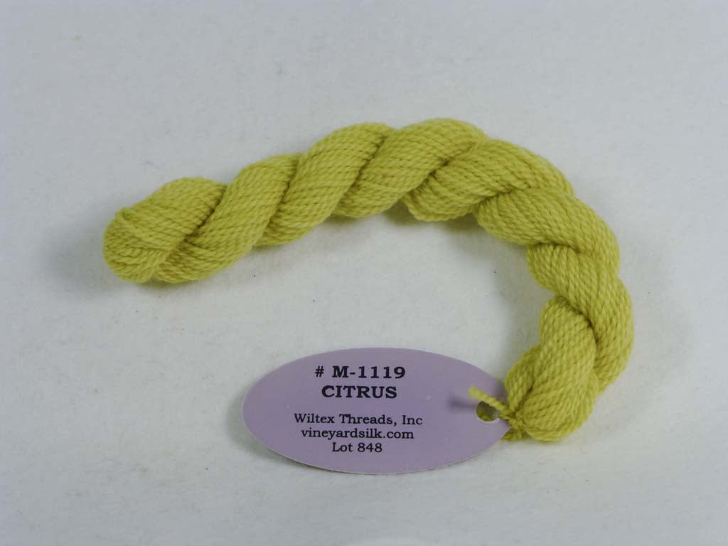 Vineyard Merino 1119 Citrus by Wiltex Threads From Beehive Needle Arts