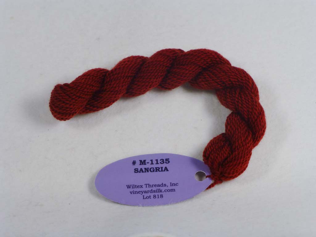 Vineyard Merino 1135 Sangria by Wiltex Threads From Beehive Needle Arts