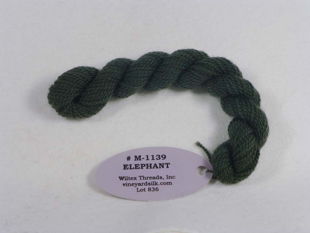 Vineyard Merino 1139 Elephant by Wiltex Threads From Beehive Needle Arts