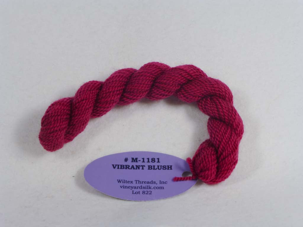 Vineyard Merino 1181 Vibrant Blush by Wiltex Threads From Beehive Needle Arts