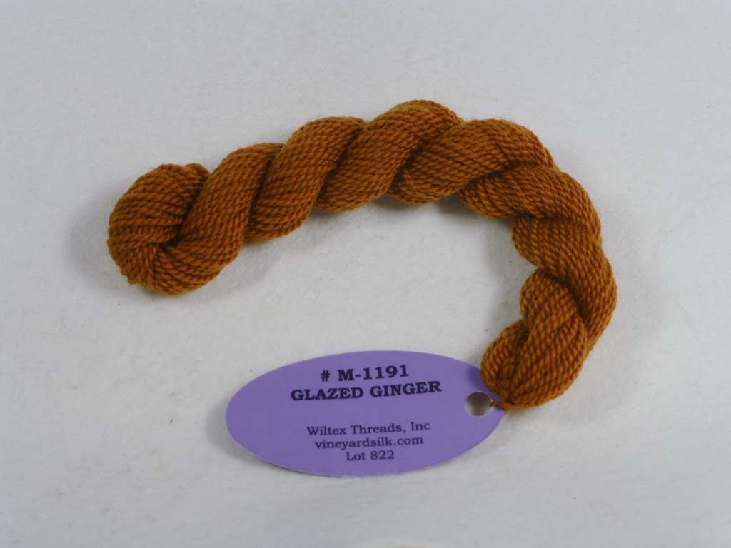 Vineyard Merino 1191 Glazed Ginger by Wiltex Threads From Beehive Needle Arts