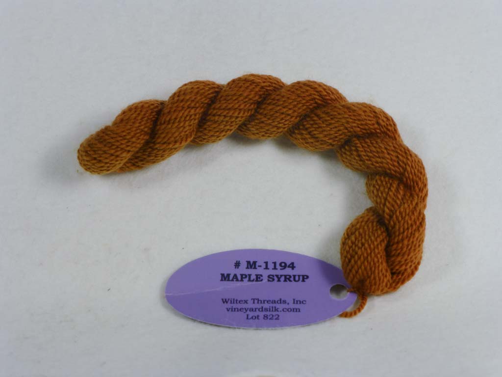 Vineyard Merino 1194 Maple Syrup by Wiltex Threads From Beehive Needle Arts