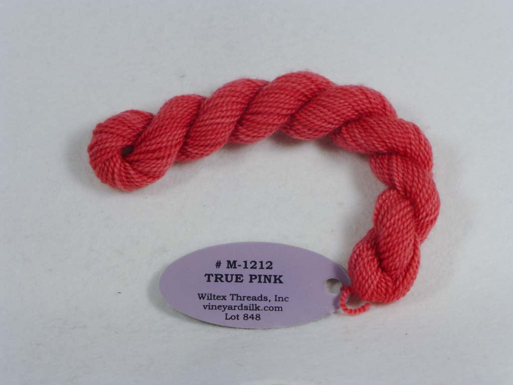 Vineyard Merino 1212 True Pink by Wiltex Threads From Beehive Needle Arts