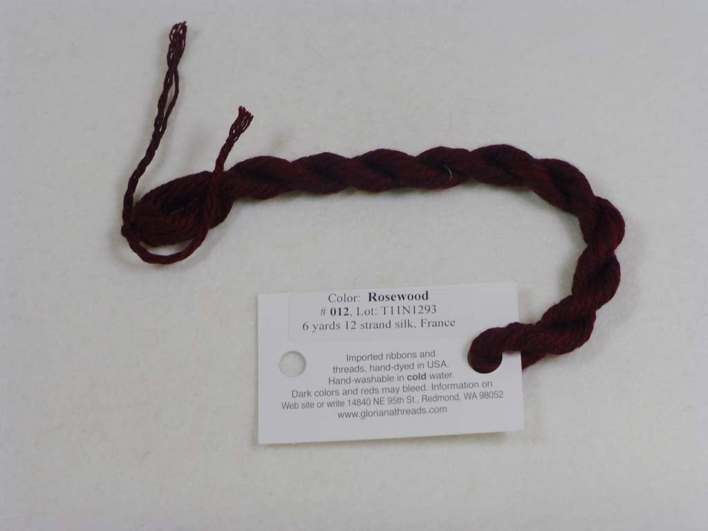 Gloriana Silk Floss 012 Rosewood by Gloriana From Beehive Needle Arts