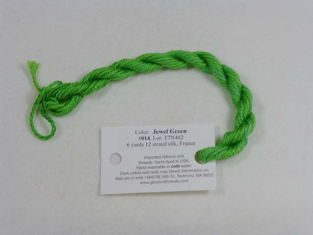 Gloriana Silk Floss 014 Jewel Green by Gloriana From Beehive Needle Arts