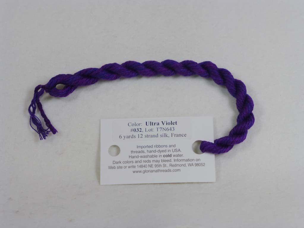 Gloriana Silk Floss 032 Ultra Violet by Gloriana From Beehive Needle Arts
