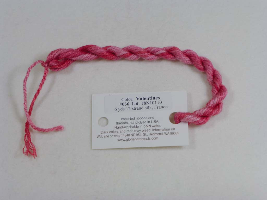 Gloriana Silk Floss 036 Valentines by Gloriana From Beehive Needle Arts