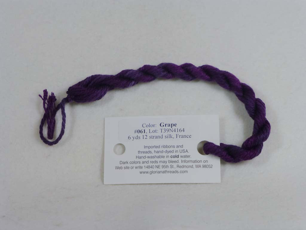 Gloriana Silk Floss 061 Grape by Gloriana From Beehive Needle Arts