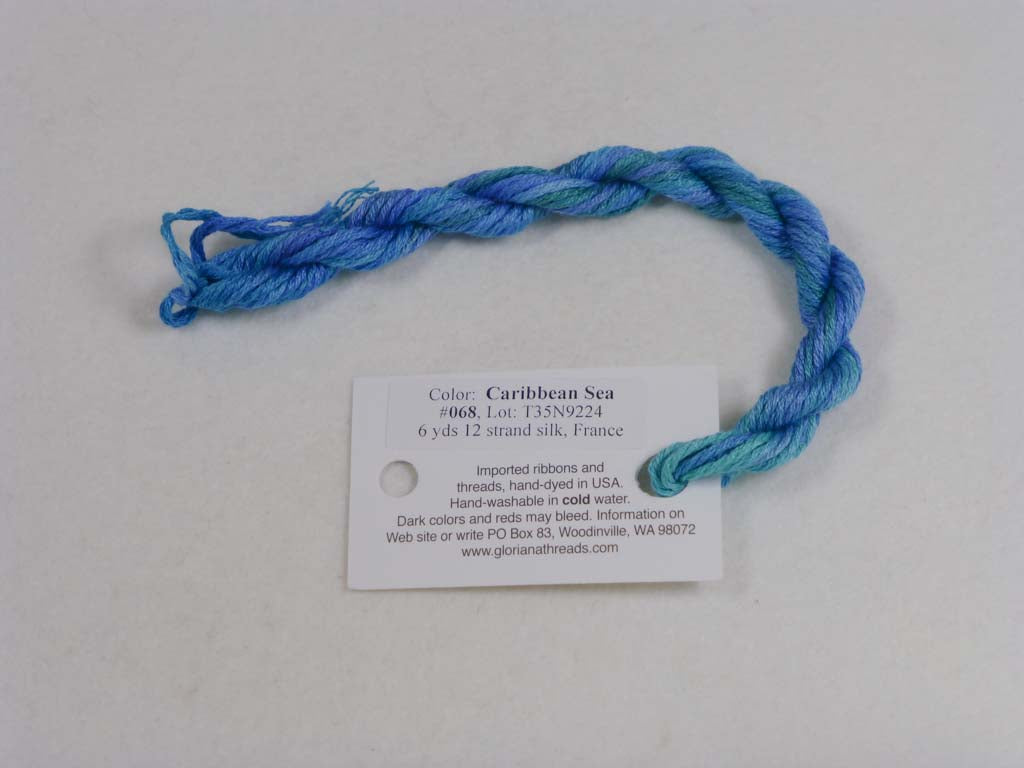 Gloriana Silk Floss 068 Caribbean Sea by Gloriana From Beehive Needle Arts