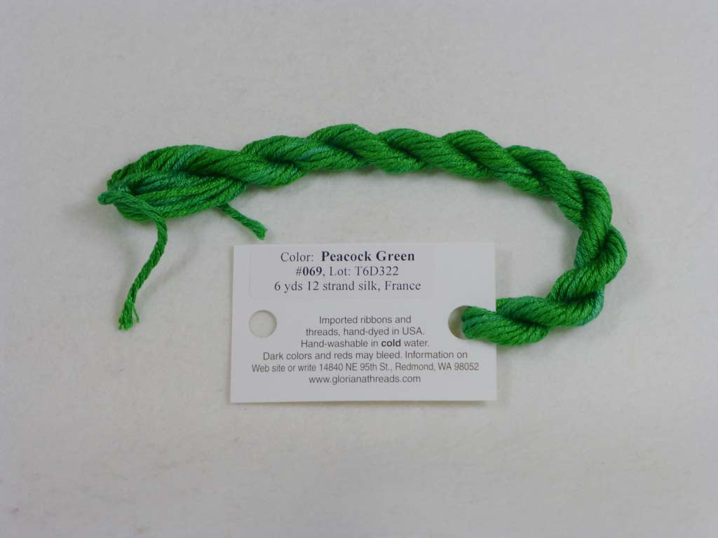 Gloriana Silk Floss 069 Peacock Green by Gloriana From Beehive Needle Arts