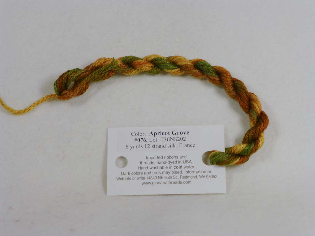 Gloriana Silk Floss 076 Apricot Grove by Gloriana From Beehive Needle Arts
