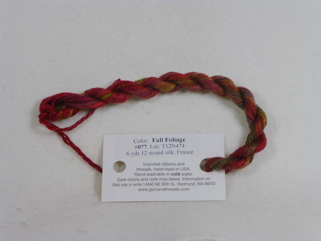 Gloriana Silk Floss 077 Fall Foliage by Gloriana From Beehive Needle Arts