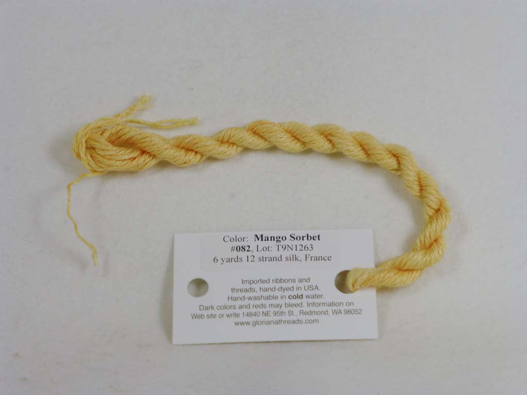 Gloriana Silk Floss 082 Mango Sorbet by Gloriana From Beehive Needle Arts