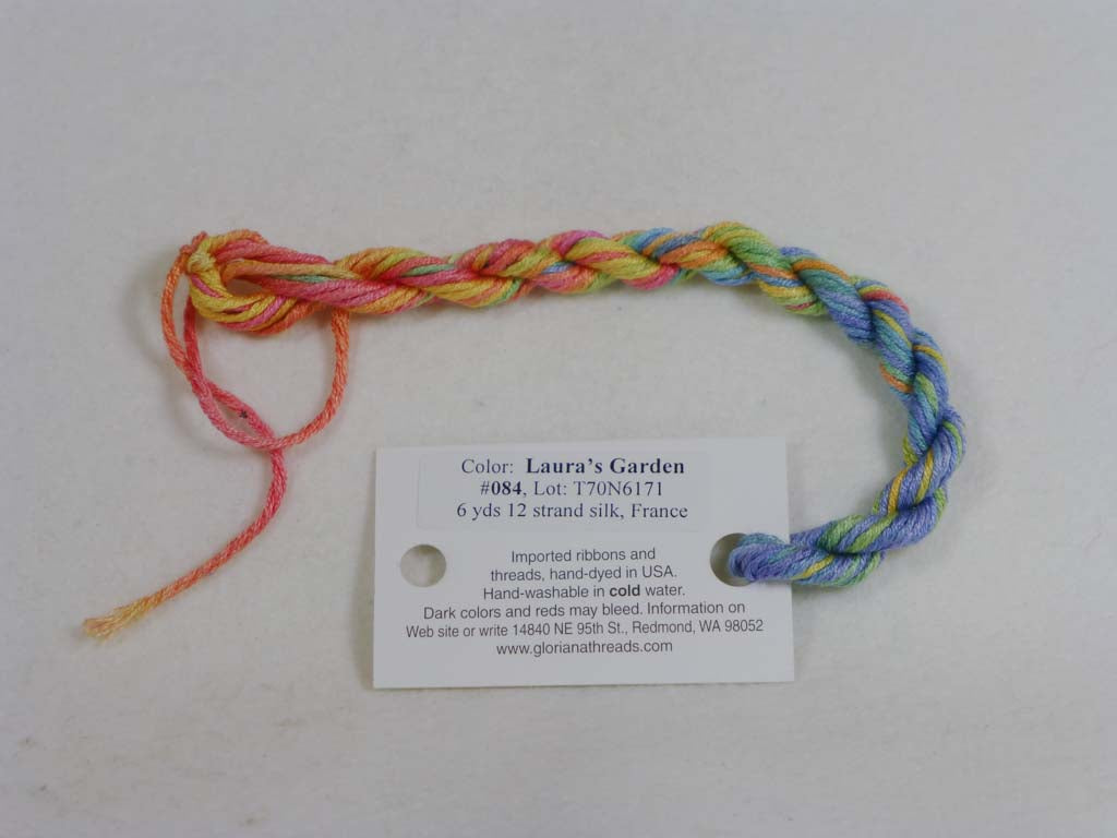 Gloriana Silk Floss 084 Laura's Garden by Gloriana From Beehive Needle Arts