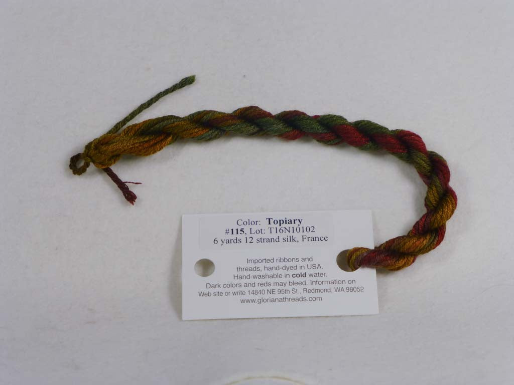 Gloriana Silk Floss 115 Topiary by Gloriana From Beehive Needle Arts