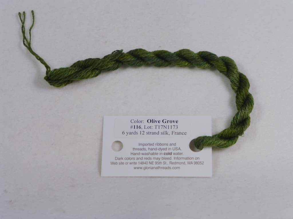 Gloriana Silk Floss 116 Olive Grove by Gloriana From Beehive Needle Arts