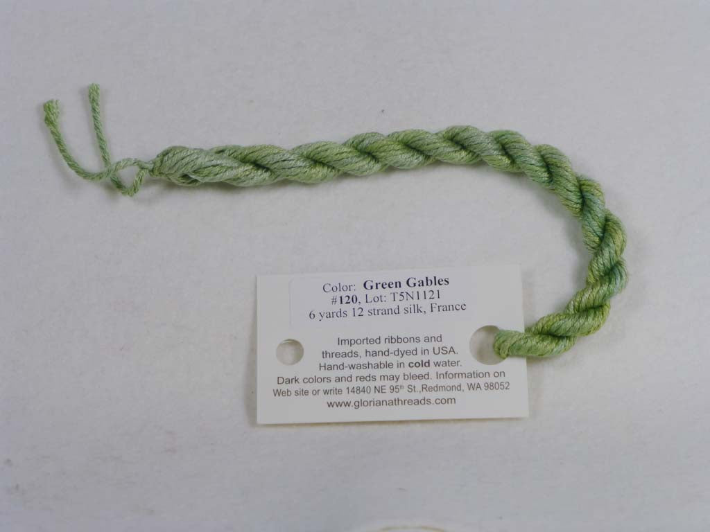 Gloriana Silk Floss 120 Green Gables by Gloriana From Beehive Needle Arts