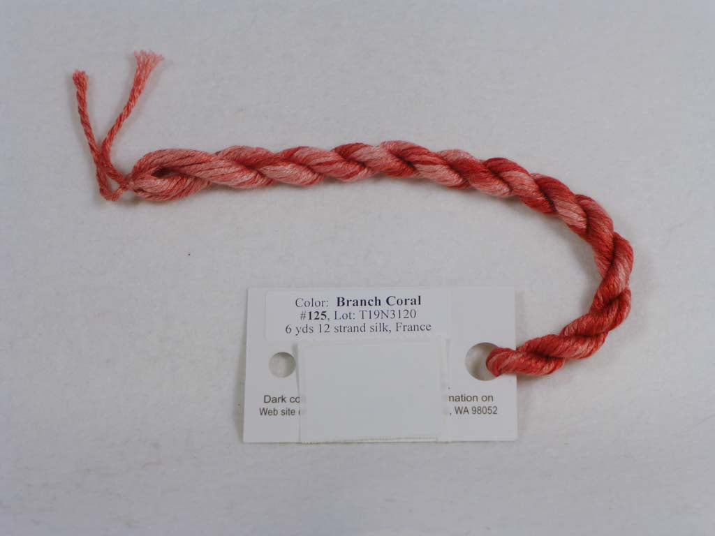 Gloriana Silk Floss 125 Branch Coral by Gloriana From Beehive Needle Arts