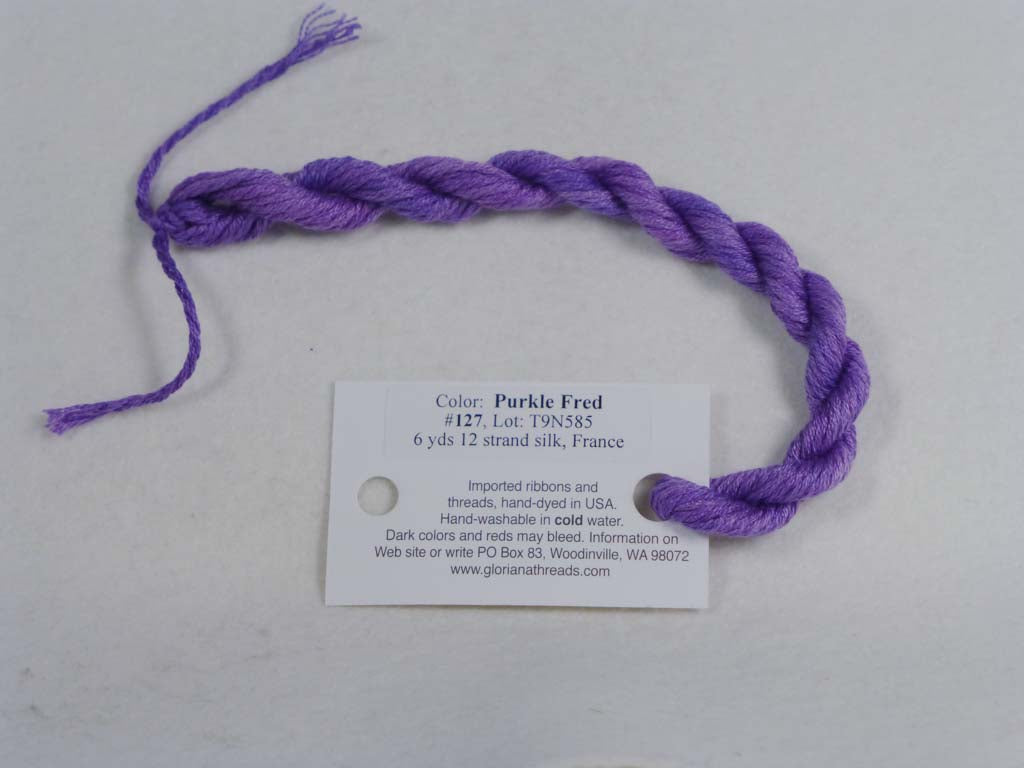 Gloriana Silk Floss 127 Purkle Fred by Gloriana From Beehive Needle Arts