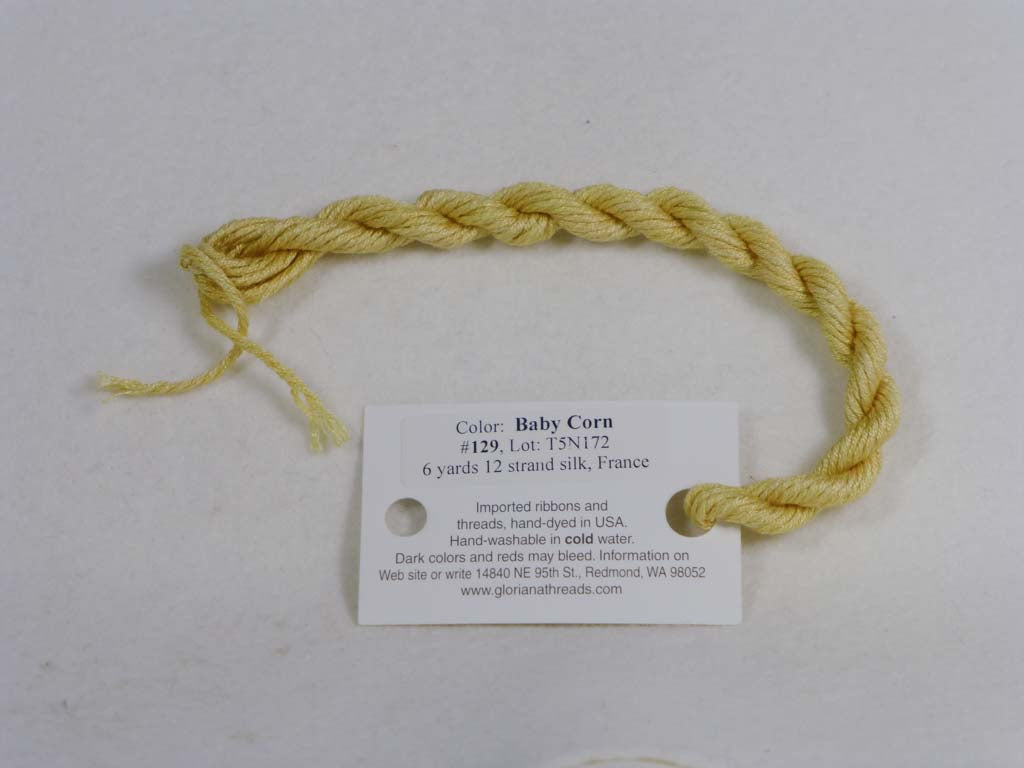 Gloriana Silk Floss 129 Baby Corn by Gloriana From Beehive Needle Arts