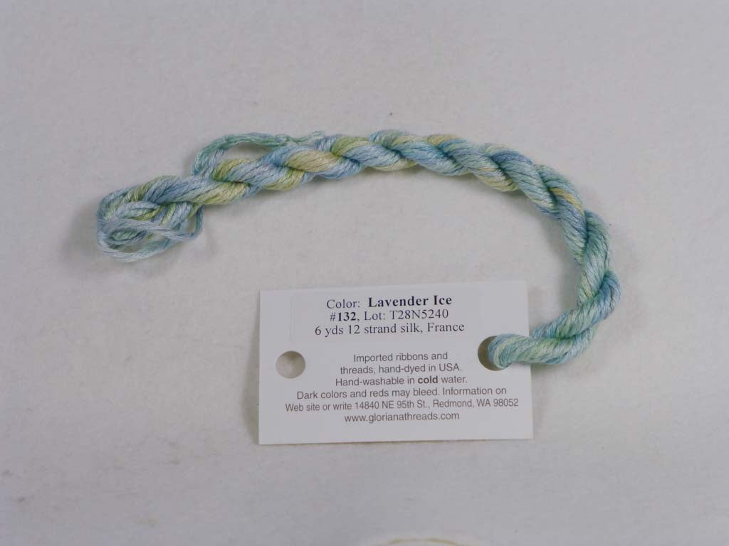 Gloriana Silk Floss 132 Lavender Ice by Gloriana From Beehive Needle Arts
