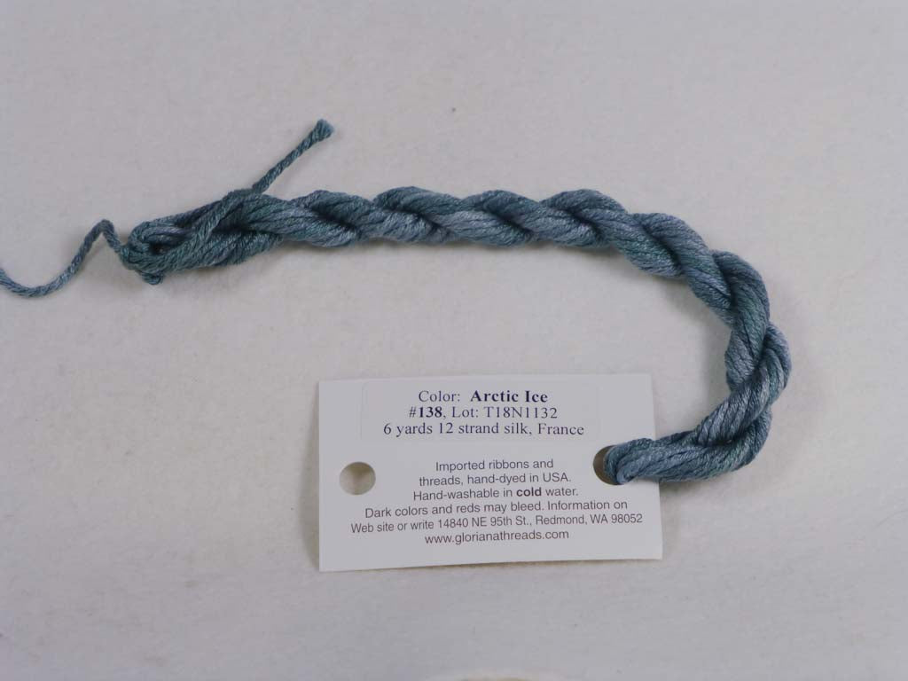 Gloriana Silk Floss 138 Arctic Ice by Gloriana From Beehive Needle Arts