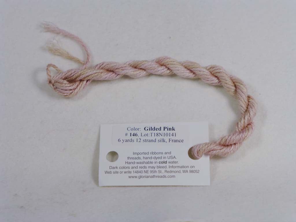 Gloriana Silk Floss 146 Gilded Pink by Gloriana From Beehive Needle Arts