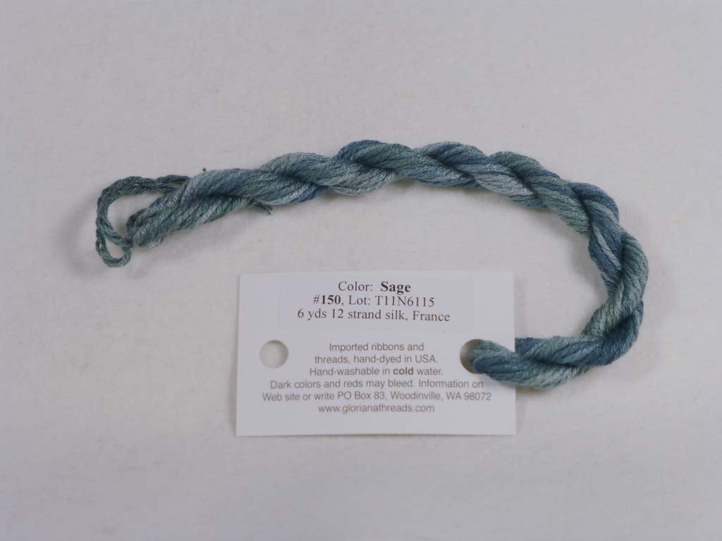 Gloriana Silk Floss 150 Sage by Gloriana From Beehive Needle Arts
