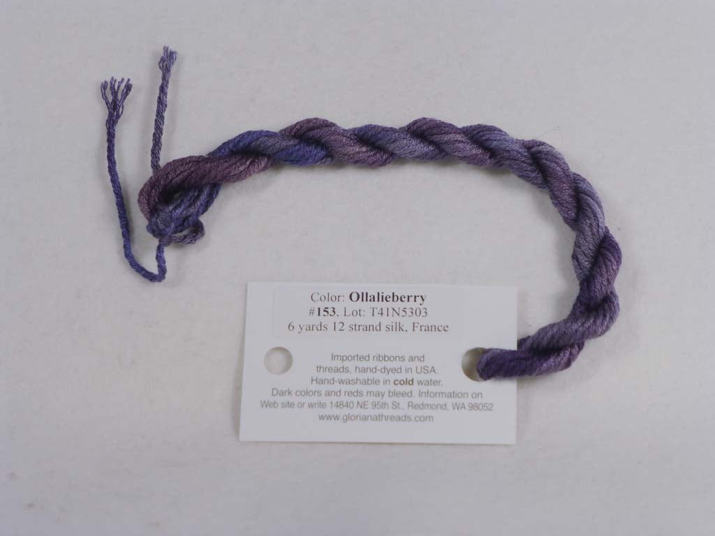 Gloriana Silk Floss 153 Ollalieberry by Gloriana From Beehive Needle Arts